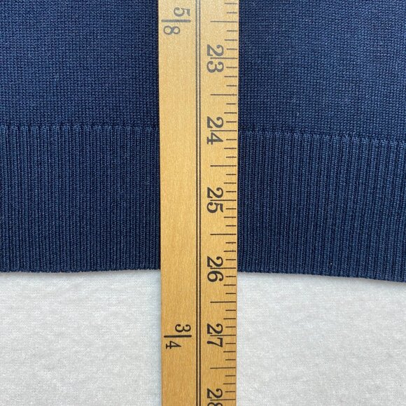 Paul Shark Sweater Mens M Dark Navy Yachting Denim Pullover - Picture 9 of 10